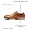 Bruno Marc Men’s Casual Dress Business Formal Oxford | wear-resistant non-slip sole, great for office, business, casual, work and daily occasions(8/Tan)