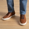 Bruno Marc Men’s Casual Dress Fashion Sneakers Shoes | Lightweight Breathable Skate Shoes for Office Work Wear(Brown)