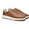 Bruno Marc Men’s Casual Dress Sneaker Shoes | Comfortable Arch Support, Versatile Style for Daily Wear, Fashionable Lace-Up Shoes(Brown)