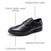 Bruno Marc Men’s Classic Comfort Oxford Shoes | Timeless Stylish Breathable, Slip-Resistant, All-Day Support for Formal, Casual, Ceremonial Occasions(Black)