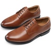 Bruno Marc Men’s Classic Comfort Oxford Shoes | Timeless Stylish Breathable, Slip-Resistant, All-Day Support for Formal, Casual, Ceremonial Occasions(Brown)