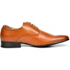 Bruno Marc Men’s Classic Modern Formal Oxfords Lace Up Leather Lined Dress Shoes(Brown)