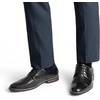 Bruno Marc Men’s Classic Modern Oxford Dress Shoes | Smooth Synthetic Leather Upper,Adjustable Lace-Up Closure, Non-Slip Flexible Rubber Outsole for Office & Formal Occasions(Black)