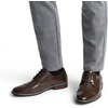 Bruno Marc Men’s Classic Modern Oxford Dress Shoes | Smooth Synthetic Leather Upper,Adjustable Lace-Up Closure, Non-Slip Flexible Rubber Outsole for Office & Formal Occasions(Dark Brown)