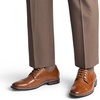 Bruno Marc Men’s Classic Modern Oxford Dress Shoes | Smooth Synthetic Leather Upper,Adjustable Lace-Up Closure, Non-Slip Flexible Rubber Outsole for Office & Formal Occasions(Brown)