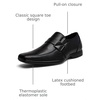 Bruno Marc Men’s Classic Slip-on Dress Loafers Shoes | Classic Square Toe Formal Business Office Wedding Party Church Prom Graduation(03-black)