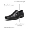 Bruno Marc Men’s Classic Slip-on Dress Loafers Shoes | Classic Square Toe Formal Business Office Wedding Party Church Prom Graduation(Black)