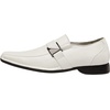 Bruno Marc Men’s Classic Slip-on Dress Loafers Shoes | Classic Square Toe Formal Business Office Wedding Party Church Prom Graduation(White)