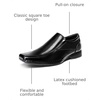 Bruno Marc Men’s Classic Square-Toe Slip-on Loafers | Comfort Classic Square Toe Business Daily Office Wedding Party Church Prom Graduation(01-black)