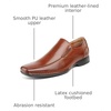 Bruno Marc Men’s Classic Square-Toe Slip-on Loafers | Comfort Classic Square Toe Business Daily Office Wedding Party Church Prom Graduation(Brown)