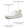 Bruno Marc Men’s Dress Casual Sneaker Classic Comfortable Shoes(White)