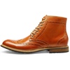 Bruno Marc Men’s Dress Derby Boots | Lace-Up & Side Zipper Closure,Latex Padded Insole, Flexible Rubber Outsole for Business Casual Occasions(Brown)