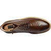 Bruno Marc Men’s Dress Derby Boots | Lace-Up & Side Zipper Closure,Latex Padded Insole, Flexible Rubber Outsole for Business Casual Occasions(Dark Brown)