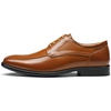 Bruno Marc Men’s Dress Formal Classic Lace-up Oxfords | Breathable Leather Lining, Cushioned Insole, Anti-slip Outsole, Ideal for Wedding, Business, Work & Formal Occasions(Brown)