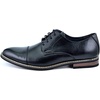 Bruno Marc Men’s Dress Shoes | Smooth PU Upper,Breathable Lining,Sweat-Wicking Latex Insole for Office & Daily Occasions(Black)
