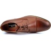 Bruno Marc Men’s Dress Shoes | Smooth PU Upper,Breathable Lining,Sweat-Wicking Latex Insole for Office & Daily Occasions(Dark Brown)
