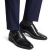 Bruno Marc Men’s Dress Shoes Monk Strap Slip on Loafers | Cap Toe Double Stacked Heel Wedding Prom Graduation Office Church(Black)