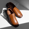 Bruno Marc Men’s Dress Shoes Slip on Formal Loafers | Ultra Lightweight Comfortable Shock-absorbing Classic Business Wedding Church Office Prom Daily(Brown)