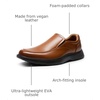 Bruno Marc Men’s Dress Shoes Slip on Formal Loafers | Ultra Lightweight Comfortable Shock-absorbing Classic Business Wedding Church Office Prom Daily(Brown)