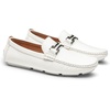 Bruno Marc Men’s Driving Loafers Casual Slip-on Shoes | Lightweight Moccasins Daily Business Wedding Office Travel(White)