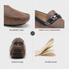 Bruno Marc Men’s Driving Moccasins Penny Loafers Slip on Loafer Shoes(Cognac)