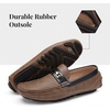 Bruno Marc Men’s Driving Moccasins Penny Loafers Slip on Loafer Shoes(Cognac)