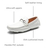 Bruno Marc Men’s Driving Moccasins Penny Loafers Slip on Loafer Shoes(White)