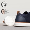 Bruno Marc Men’s KnitFlex Craft Mesh Oxfords Sneakers | Breathable Woven Knit Upper, Wear-Resistant Rubber Sole, Thick EVA Insole, Chunky Sole for Office & Casual Daily Wear(6-navy)