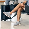 Bruno Marc Men’s KnitFlex Craft Mesh Oxfords Sneakers | Breathable Woven Knit Upper, Wear-Resistant Rubber Sole, Thick EVA Insole, Chunky Sole for Office & Casual Daily Wear(Grey-hands Free)