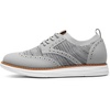 Bruno Marc Men’s KnitFlex Craft Mesh Oxfords Sneakers | Breathable Woven Knit Upper, Wear-Resistant Rubber Sole, Thick EVA Insole, Chunky Sole for Office & Casual Daily Wear(8-grey)