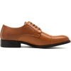 Bruno Marc Men’s Oxford Dress Shoes | Vegan Leather Oxfords, Soft PU Insole, Rubber Outsole, for Business, Weddings, Formal Events, Gift Box Packaging for Gifting(Brown)