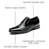 Bruno Marc Men’s Patent Tuxedo Dress Formal Oxfords | Classic Lace-up Formal Oxfords Patent Vegan Leather Shoes Ultimate Comfort Lightweight and Flexible(Black-pat)