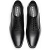 Bruno Marc Men’s Plain-Toe Lace Up Dress Oxfords | Men’s Oxfords Wesley Lace Up Soft Plain-Toe Classic Dress Shoes Ideal for Office, Weddings, Gifting, All-Day Comfort(Black)