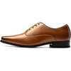Bruno Marc Men’s Plain-Toe Lace Up Dress Oxfords | Men’s Oxfords Wesley Lace Up Soft Plain-Toe Classic Dress Shoes Ideal for Office, Weddings, Gifting, All-Day Comfort(Brown)