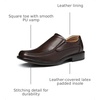 Bruno Marc Men’s Slip on Dress Loafers Shoes | Square Toe for Formal Office Footwear Daily Casual Weekend(Dark Brown)