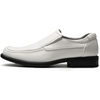 Bruno Marc Men’s Slip on Dress Loafers Shoes | Square Toe for Formal Office Footwear Daily Casual Weekend(White)
