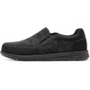 Bruno Marc Men’s Slip-on Loafers Casual Lightweight Stretch Shoes(Black)