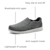 Bruno Marc Men’s Slip-on Loafers Casual Lightweight Stretch Shoes(Dark Grey)