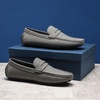 Bruno Marc Men’s Slip-on Penny Loafers Driving Shoes | Suede Upper Moccasin Toe Foam Insole Lightweight Commutes Home Office Casual Daily Errands Travel(Dark Grey)