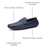 Bruno Marc Men’s Slip-on Penny Loafers Driving Shoes | Suede Upper Moccasin Toe Foam Insole Lightweight Commutes Home Office Casual Daily Errands Travel(Dark Blue)