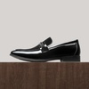 Bruno Marc Men’s Tuxedo Loafers Slip-on Dress Shoes | Shiny Patent Velvet Wedding Party Prom Banquet Graduation Suit Formal Office(Black)