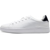 Bruno Marc Men’s WaveFlex CoreLux Casual Dress Sneakers | All-Day Comfortable Lightweight Skating Fashion Business Tennis Lace-up Non-slip Lowtop Office Simpledress Versatile Style(White/Black)