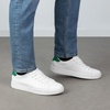 Bruno Marc Men’s WaveFlex CoreLux Casual Dress Sneakers | All-Day Comfortable Lightweight Skating Fashion Business Tennis Lace-up Non-slip Lowtop Office Simpledress Versatile Style(White/Green)