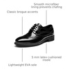 Bruno Marc Women’s Formal Wingtip Brogue Oxfords | Business Formal Wingtip Brogue Oxfords, PU Upper, 5mm Latex Insole, EVA Sole, for Work Meetings, Commutes, Daily Wear(Bright Black)
