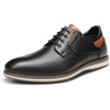 Bruno Marc Men’s Casual Dress Business Formal Oxford | wear-resistant non-slip sole, great for office, business, casual, work and daily occasions(8/Black)