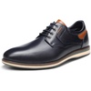 Bruno Marc Men’s Casual Dress Business Formal Oxford | wear-resistant non-slip sole, great for office, business, casual, work and daily occasions(8/Navy)