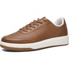 Bruno Marc Men’s Casual Dress Sneaker Shoes | Comfortable Arch Support, Versatile Style for Daily Wear, Fashionable Lace-Up Shoes(Brown)
