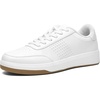 Bruno Marc Men’s Casual Dress Sneaker Shoes | Comfortable Arch Support, Versatile Style for Daily Wear, Fashionable Lace-Up Shoes(White)