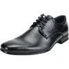 Bruno Marc Men’s Classic Modern Formal Oxfords Lace Up Leather Lined Dress Shoes(Black)