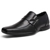 Bruno Marc Men’s Classic Slip-on Dress Loafers Shoes | Classic Square Toe Formal Business Office Wedding Party Church Prom Graduation(03-black)